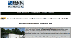 Desktop Screenshot of budsgraphics.com